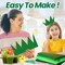 150 Pcs Green Felt Fabric Sheets Bulk for Crafts 8 x 12 Inch 1.4 mm A4 Thick Stiff Felt Sheets Square Assorted Fabric Square for Crafting Sewing School DIY